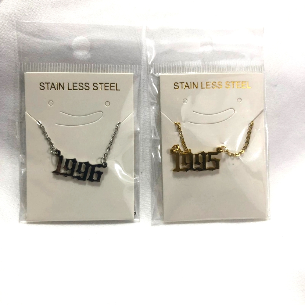 📿Birth year necklaces📿